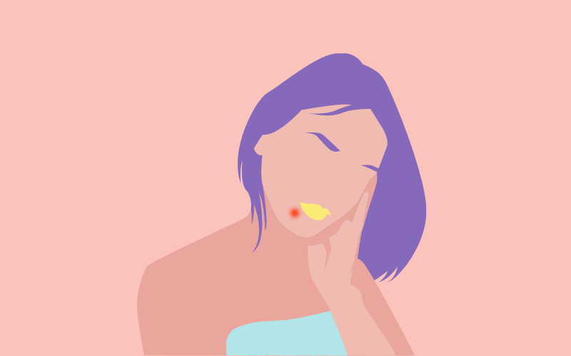 How to treat pimple on lip