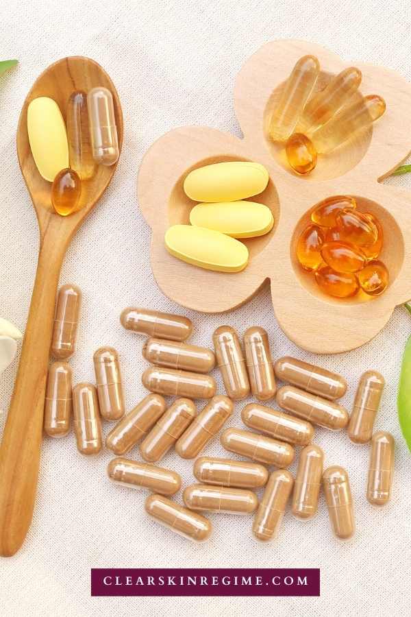 If you struggle with acne or other skin conditions, you might be vitamin deficient. These 7 supplements can help clear your skin.