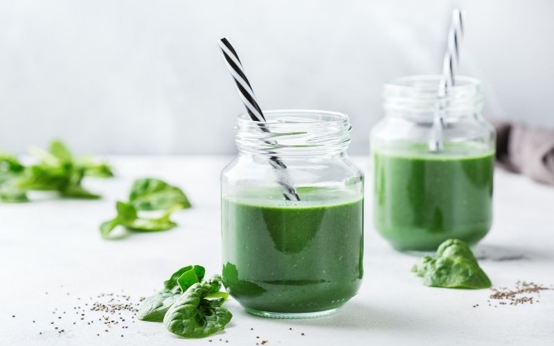 Tropical Green Smoothie Recipe - CLEAR SKIN REGIME