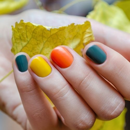 Fall Nails Autumn Colors