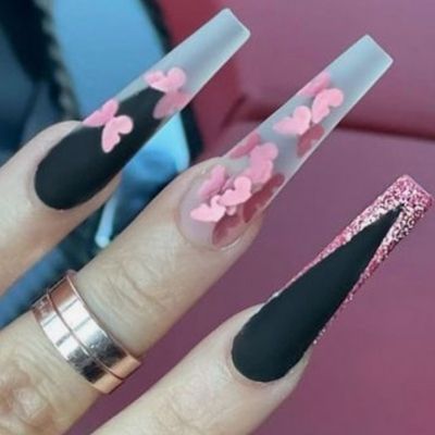 Ultra Long Feminine Nail Design