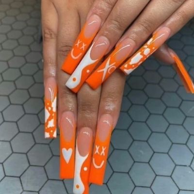 Cool Girl French Nails