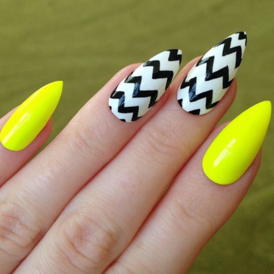 Bold Yellow Chevron Pattern