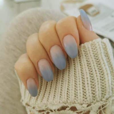Gray And Lavender Ombre