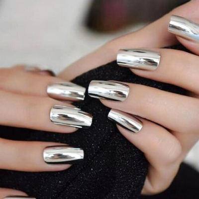 Metallic nail designs