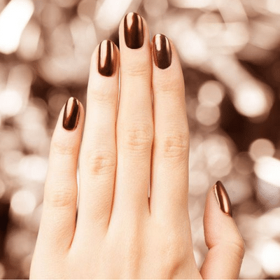 Simple Bronze Nails
