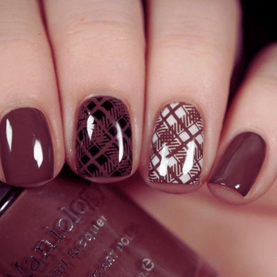 Sugar And Spicy Chocolate Nails