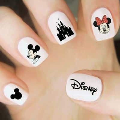 Disney Castle Nails