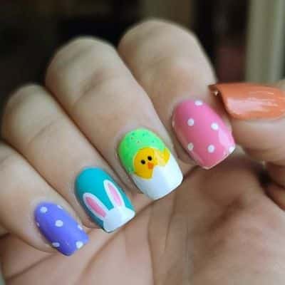 Little Chick Bunny Nails