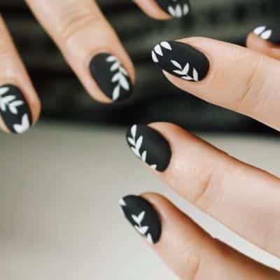 Matte Nature-Inspired Nails