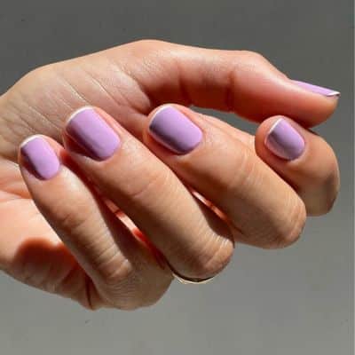 Pale Purple Nails