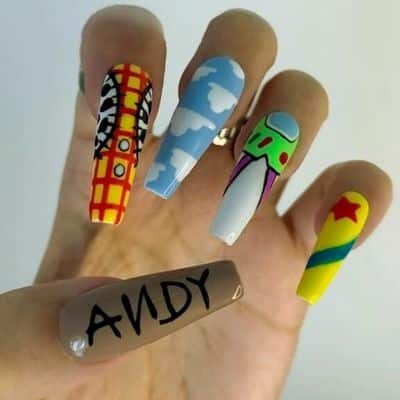 Pixar-Inspired Nails