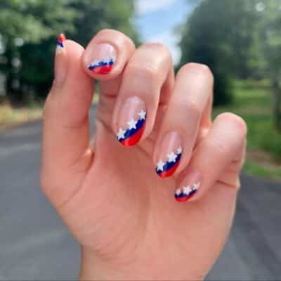 Easy 4th Of July Nail Art