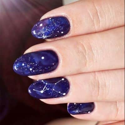 Galaxy Glam Nails