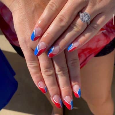 Patriotic French Tips