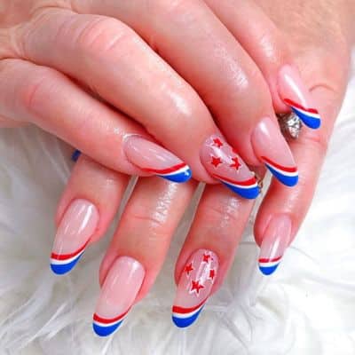 patriotic nail art